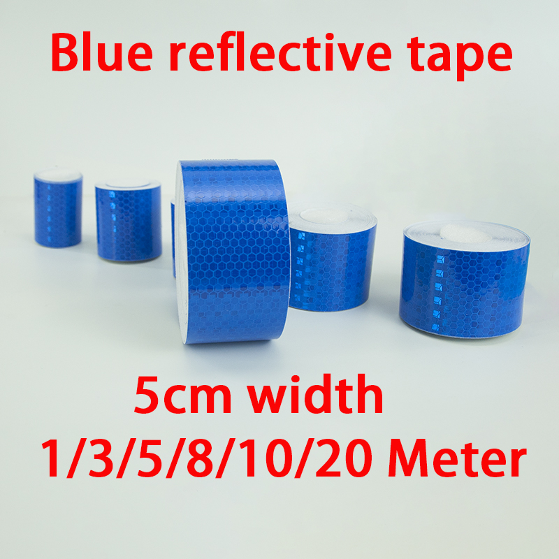 Reflector 5 In 1 - 1pcs 5cm 1/3/5/8/10/20m Blue Reflective Tapes