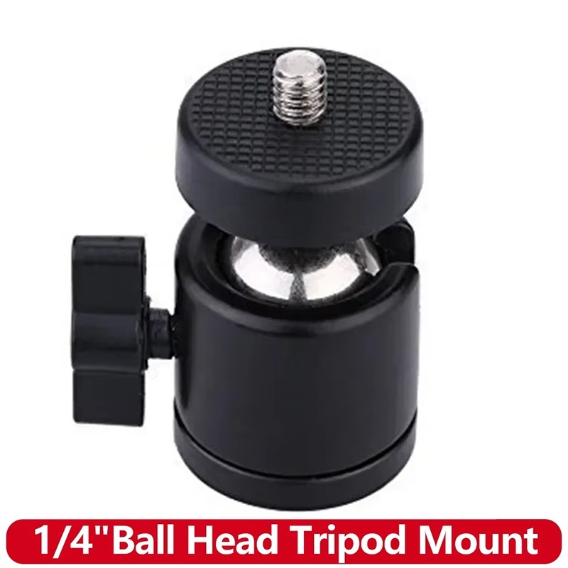 Fluid Head Tripod - Universal Mini Metal Ball Head Adapter