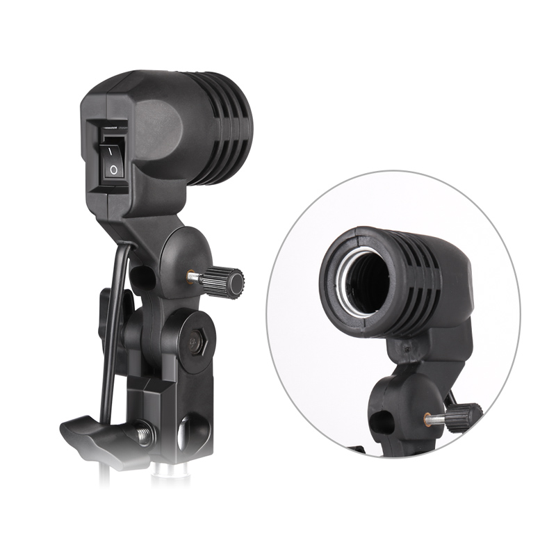 Photography Umbrella Lights - 1.8m Cable Cord Light Bulb Stand