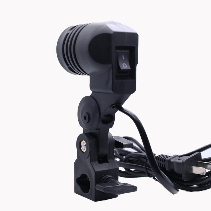 Photography Umbrella Lights - Black 1.8M Cable Cord E27 Socket