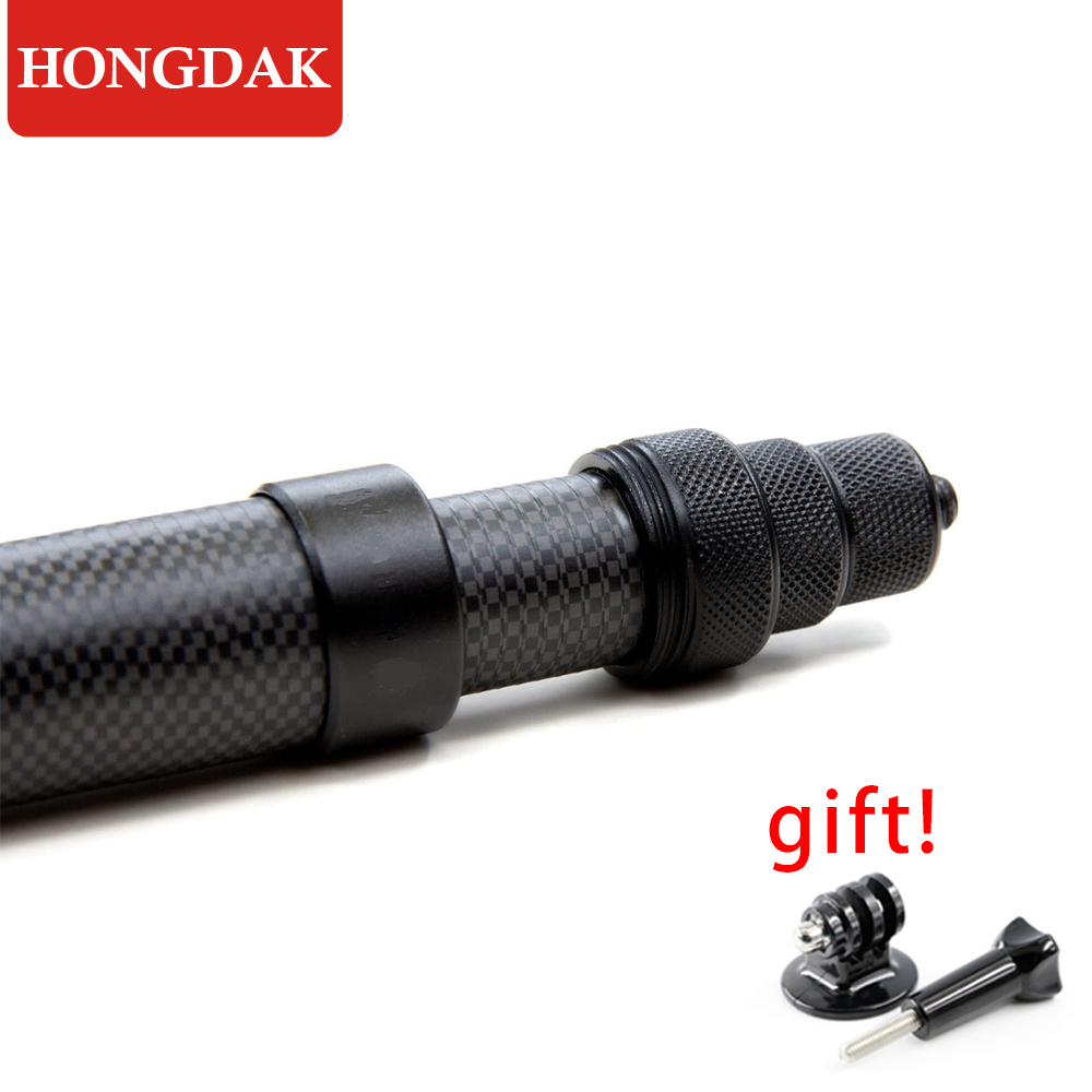 Camera Tripod Carbon - HONGDAK 3m Carbon Fiber Scalable Monopod