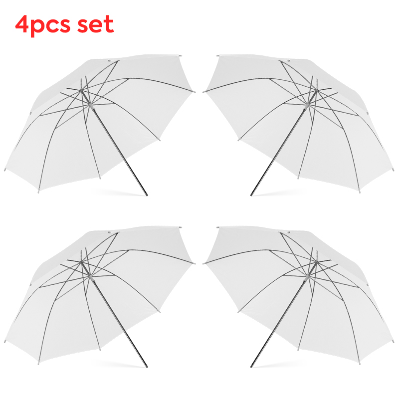 Photography Umbrella Lights - 76 * 80cm X4 Transparent White