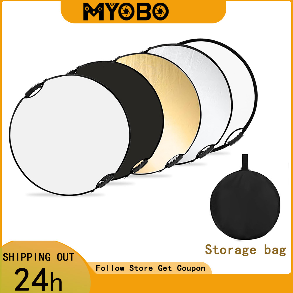 Reflector 5 In 1 - MYOBO Reflector Photography Collapsible Light Reflector