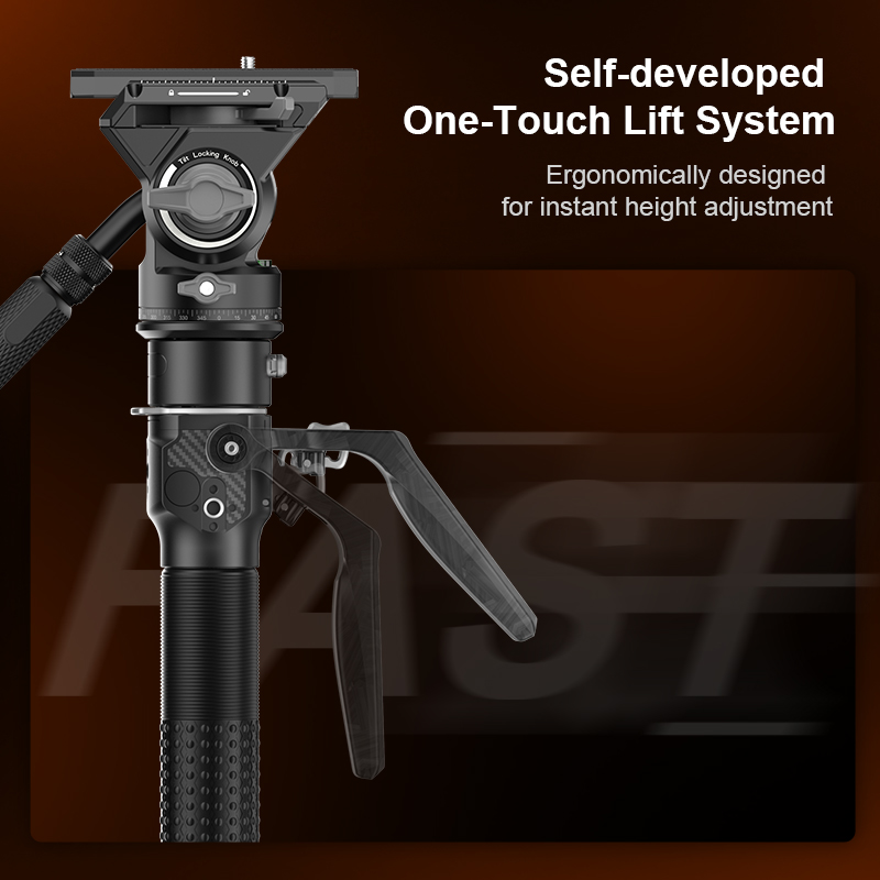 COMAN M1 PRO V5 One Click Lift - Camera Tripod Carbon review and price