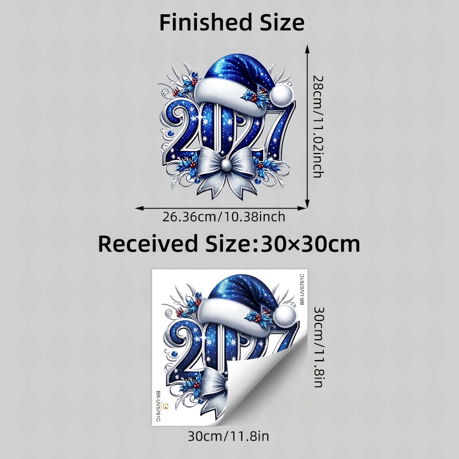 1PC 2027 Christmas Window Stic - Photography Of The Year review and price