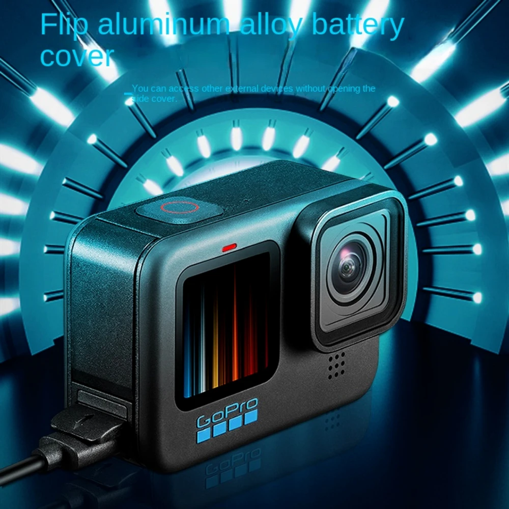 Flip Battery Cover for GoPro H - Gopro Action Camera Hero 11 Black review and price
