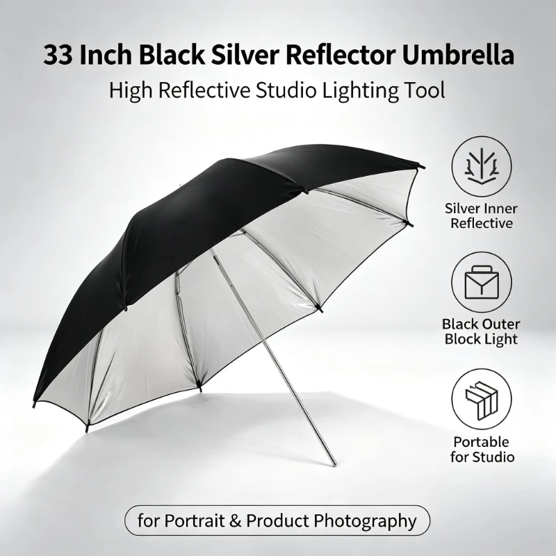 2026 Black Durable 33-inch Ref - Photography Umbrella Lights review and price
