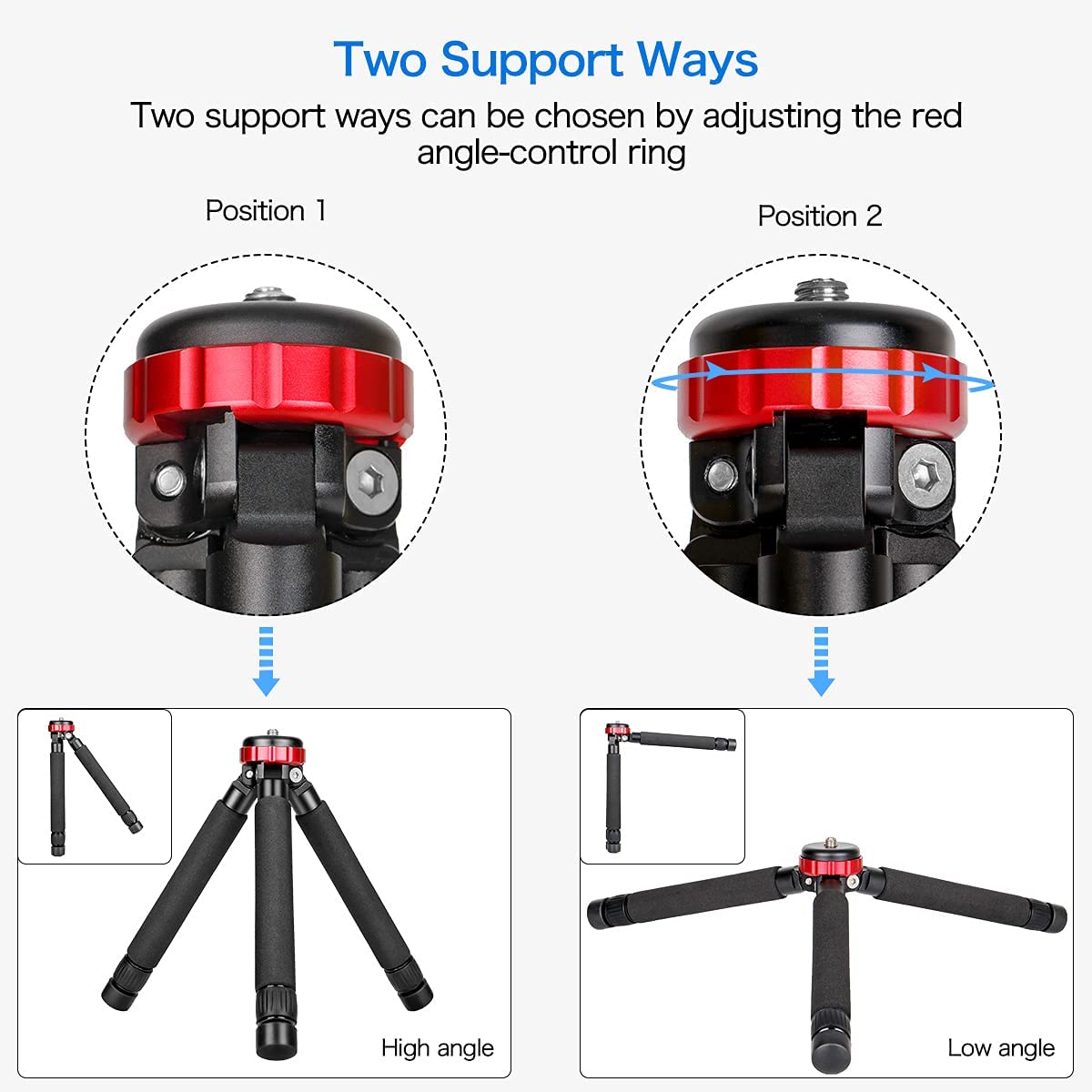 Manbily MT-02/MT-01 Aluminium  - Camera Tripod Carbon review and price