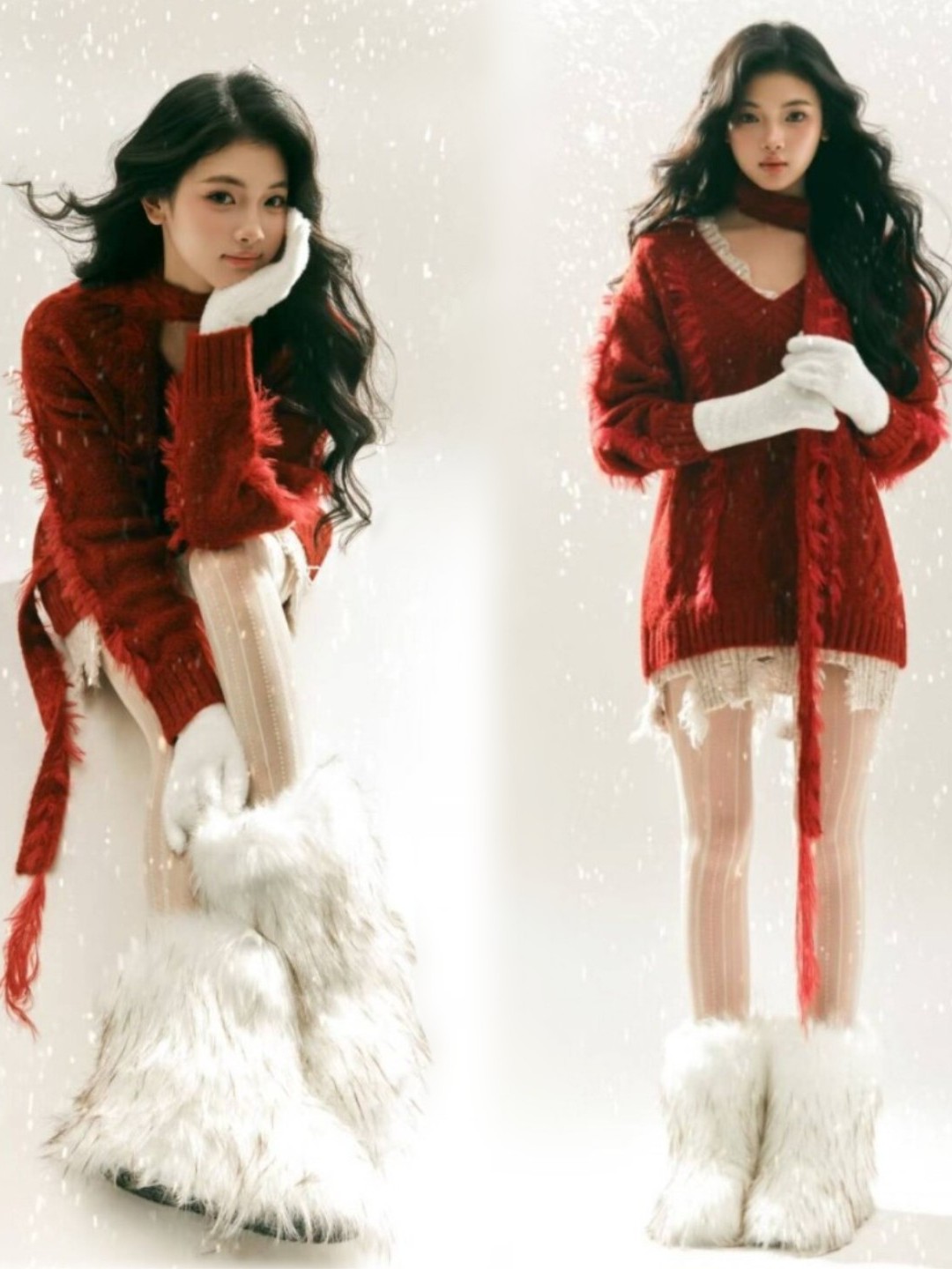 2025 New Red Sweater Art Photo - Photography Of The Year review and price