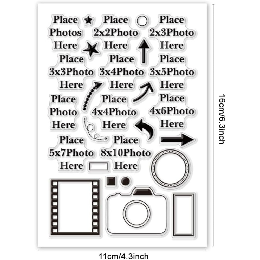 Place Photo Here Clear Stamp A - Photography Types review and price