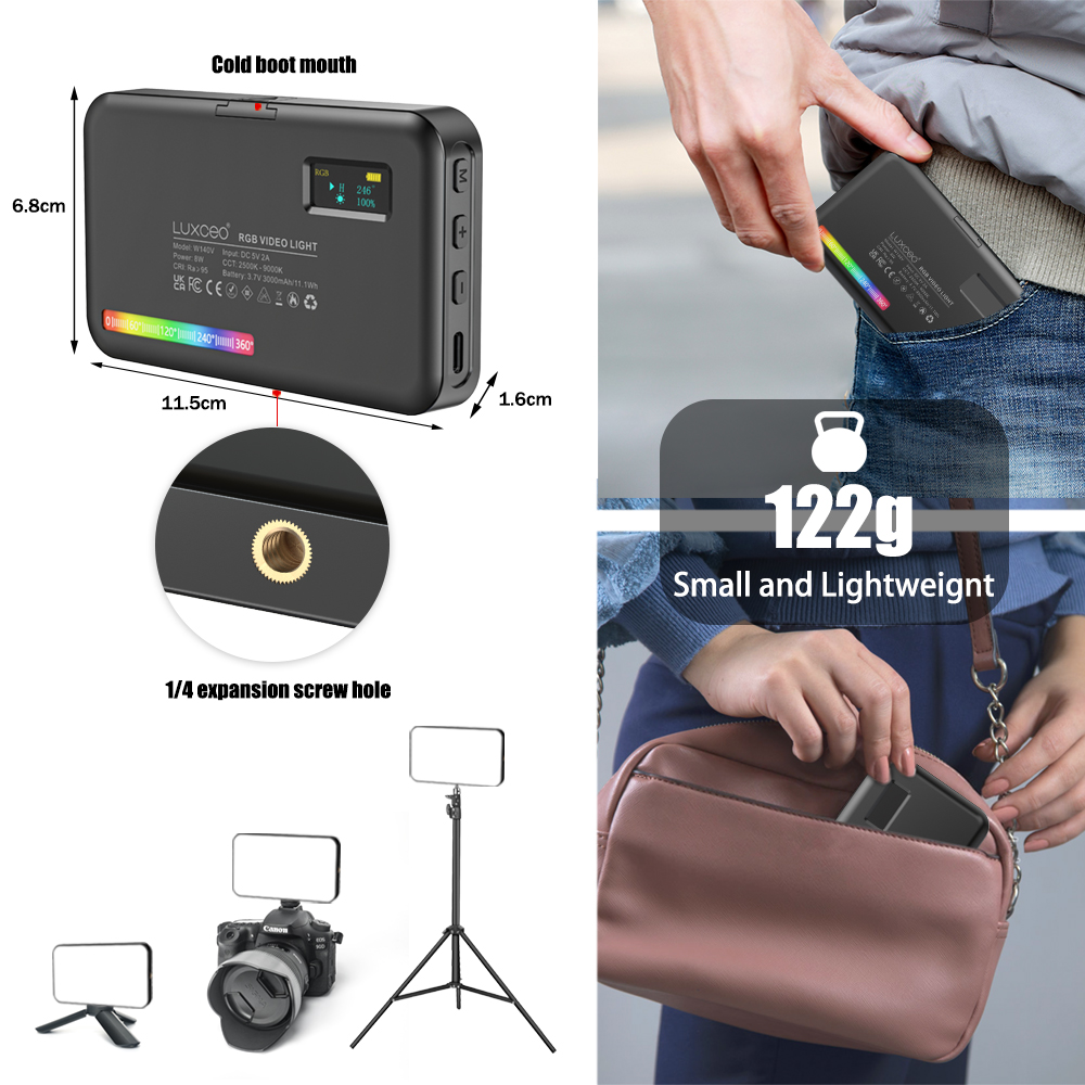 LUXCEO V10 PRO Video Light RGB - Photography Umbrella Lights review and price