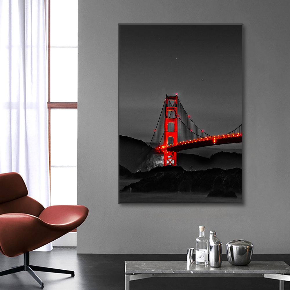 3PCS Frameless Poster Golden G - Photography Types review and price