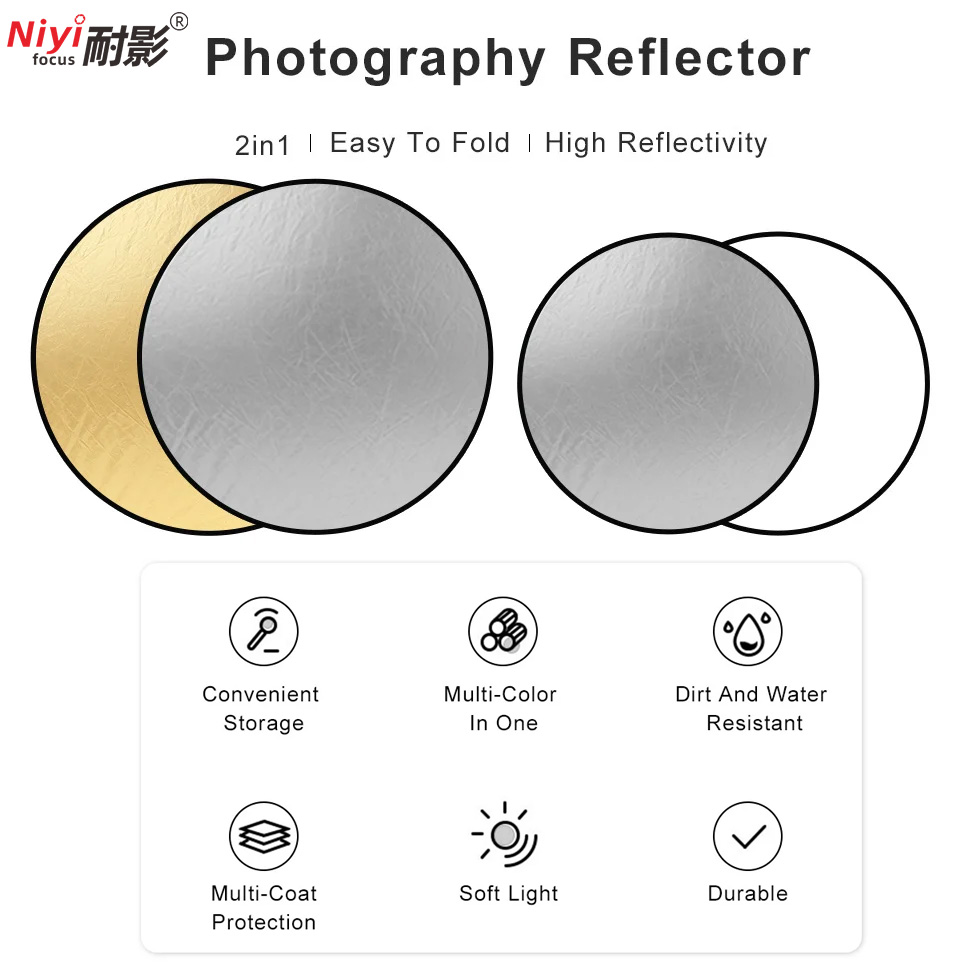 2in1 Round Portable Reflector  - Reflector 5 In 1 review and price