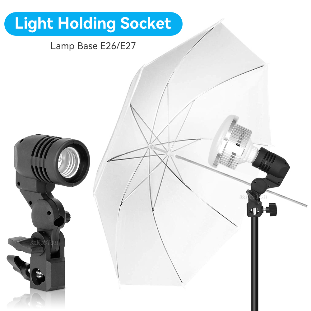 2PCS/1PC E27 Single Head Bulb  - Photography Umbrella Lights review and price