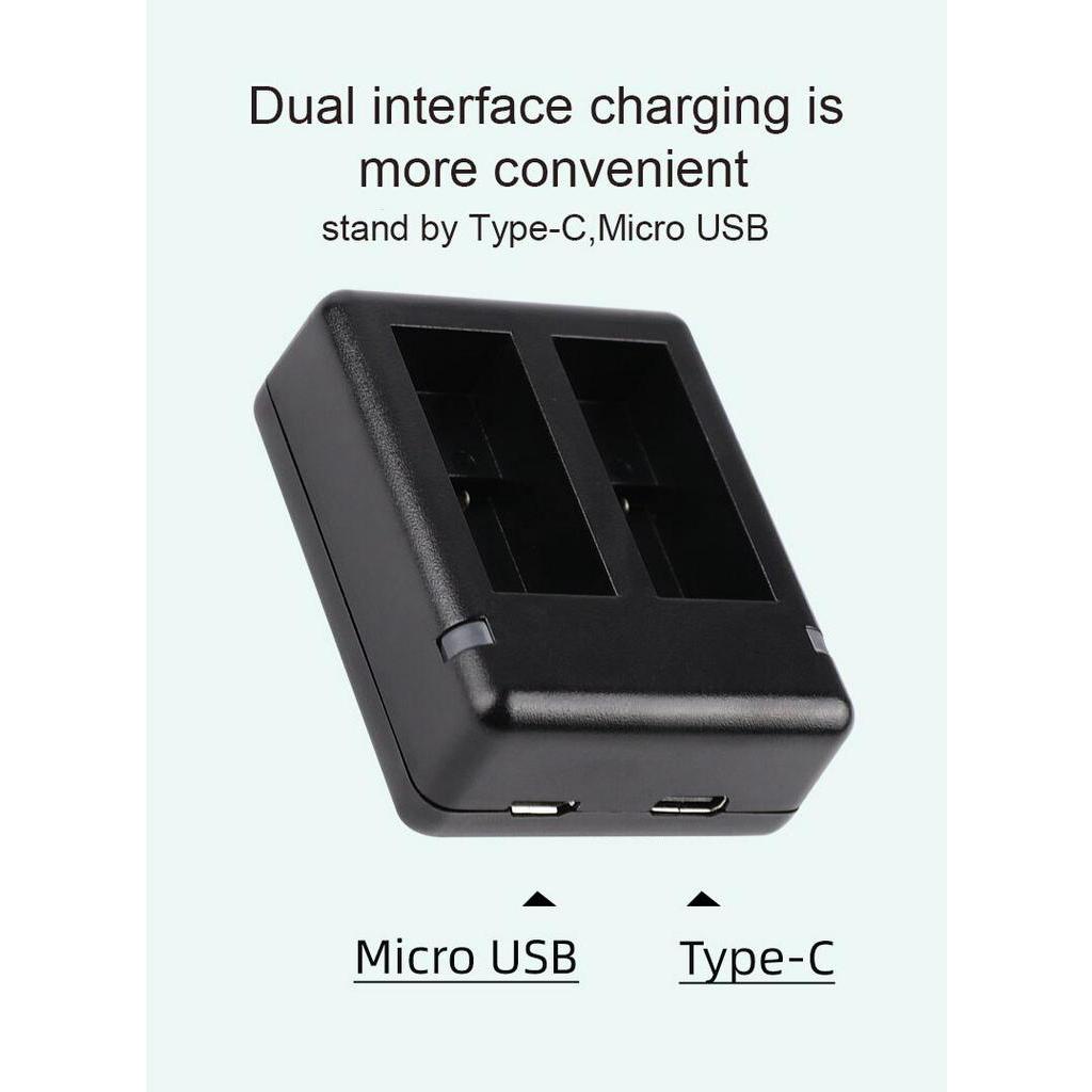 Go Pro 12 Dual Battery Charger - Gopro Action Camera Hero 11 Black review and price
