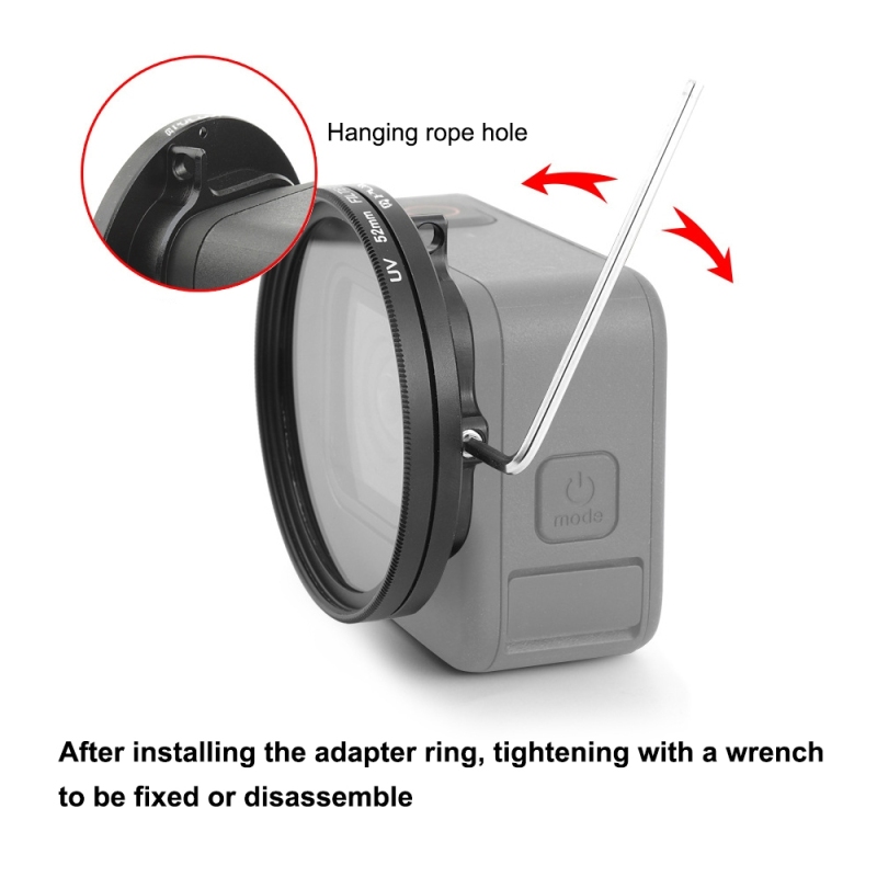 PULUZ 52mm UV Lens Filter For  - Gopro Action Camera Hero 11 Black review and price