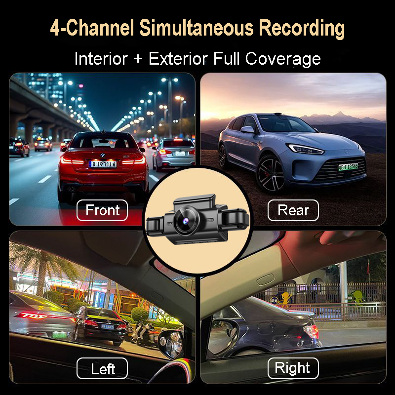 4K 4CH Hidden Car DVR with APP - Timelapse Controller review and price