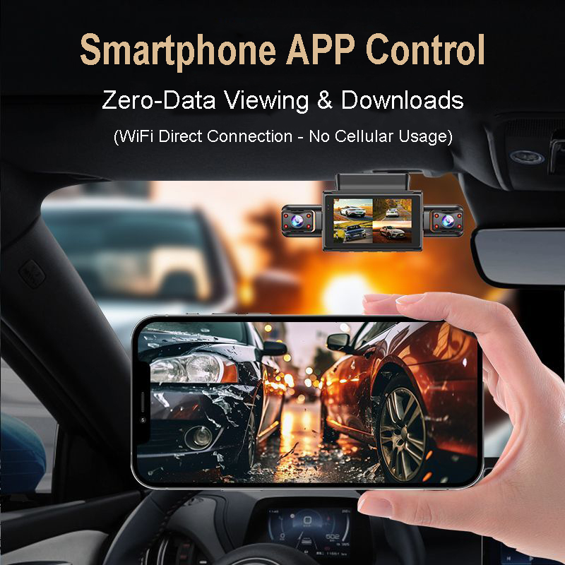 4K 4CH Hidden Car DVR with APP - Timelapse Controller review and price