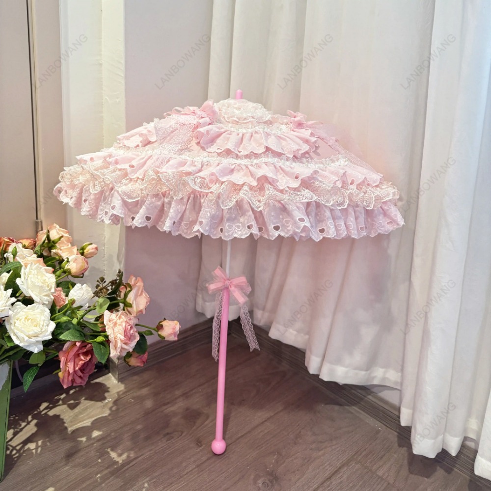 Handmade Pink Floral Heart Lac - Photography Umbrella review and price