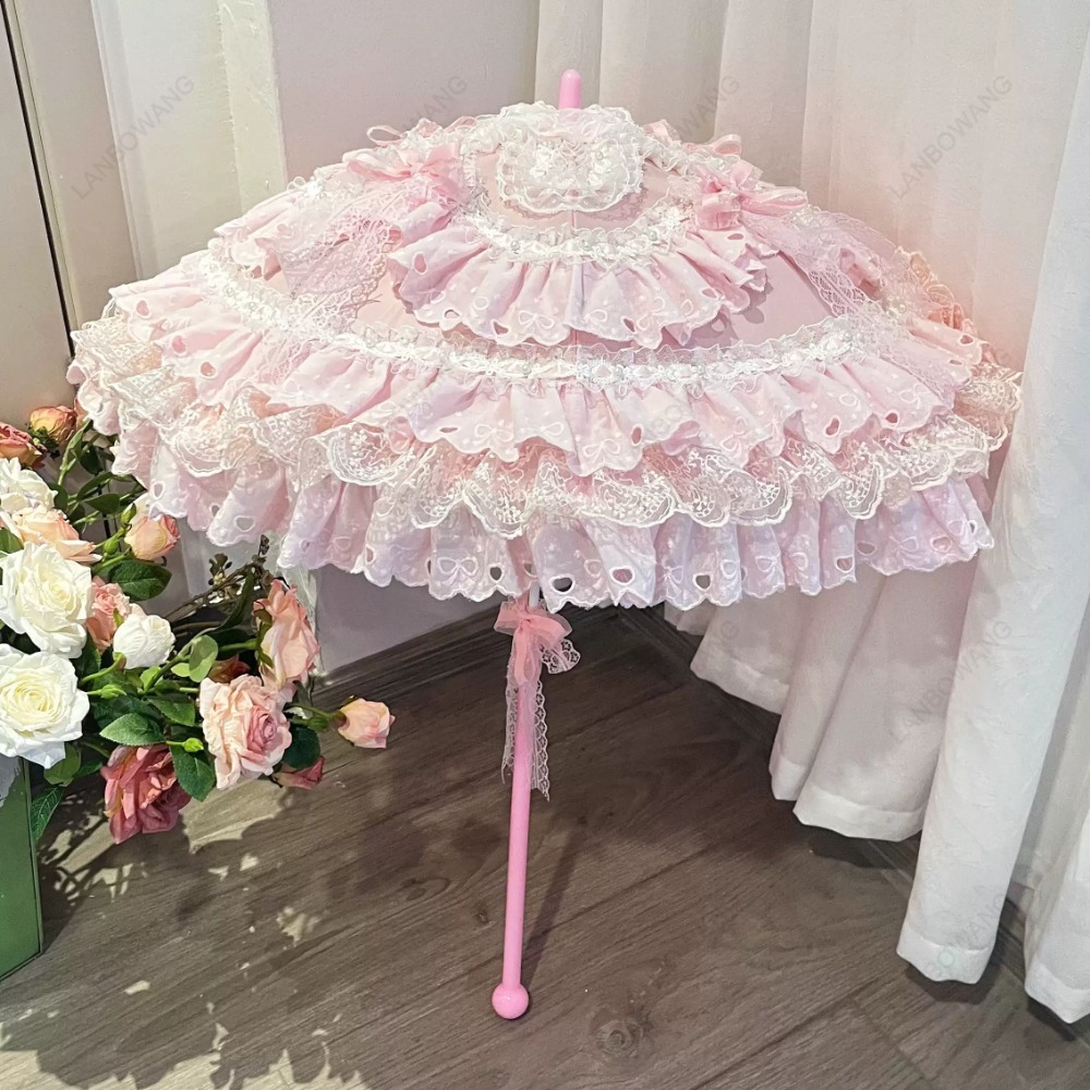 Handmade Pink Floral Heart Lac - Photography Umbrella review and price