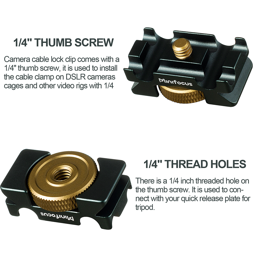 Camera Cable Clamp with Arca S - Fluid Head Tripod review and price