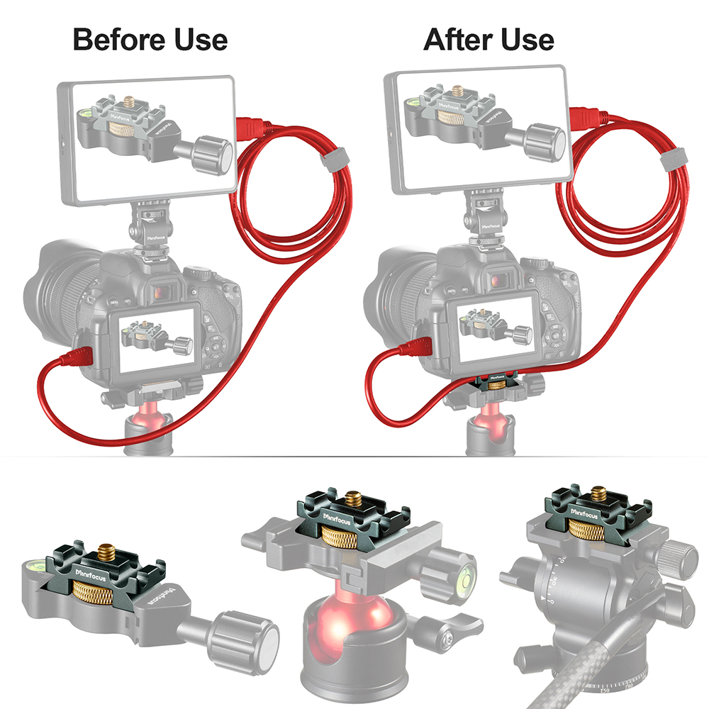 Camera Cable Clamp with Arca S - Fluid Head Tripod review and price