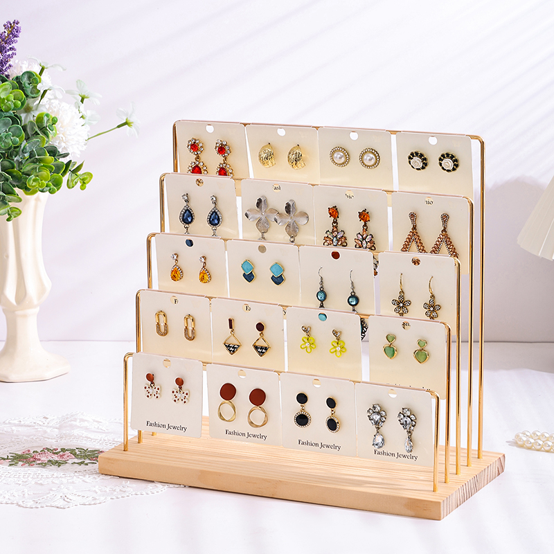 Ladder Gold Earring Card Displ - Photography Award review and price