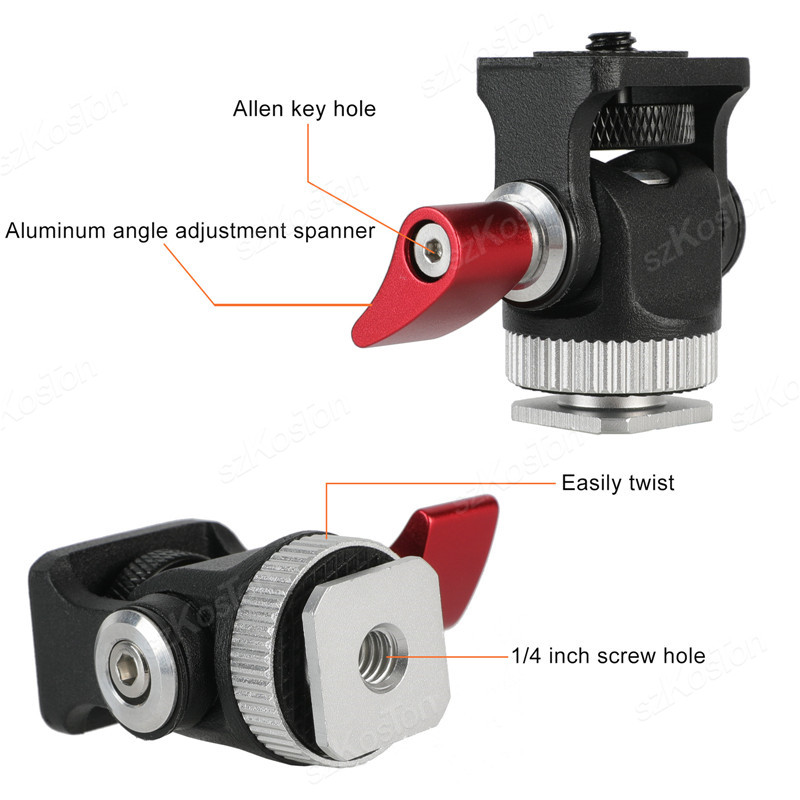 Mini Monitor Mount Holder Trip - Fluid Head Tripod review and price