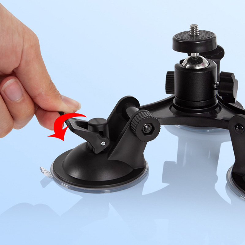 Strong Suction Cup Mount Holde - Fluid Head Tripod review and price