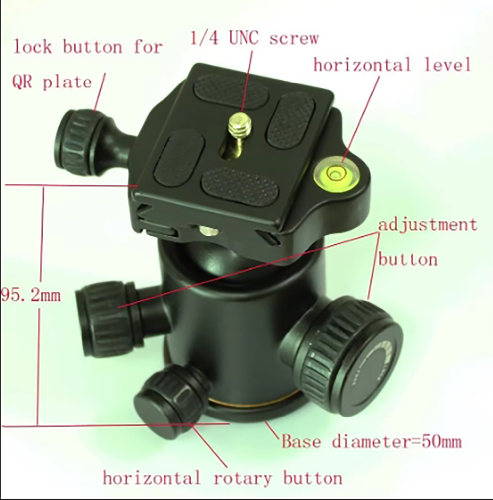 Aluminium Duty Photography Cam - Fluid Head Tripod review and price