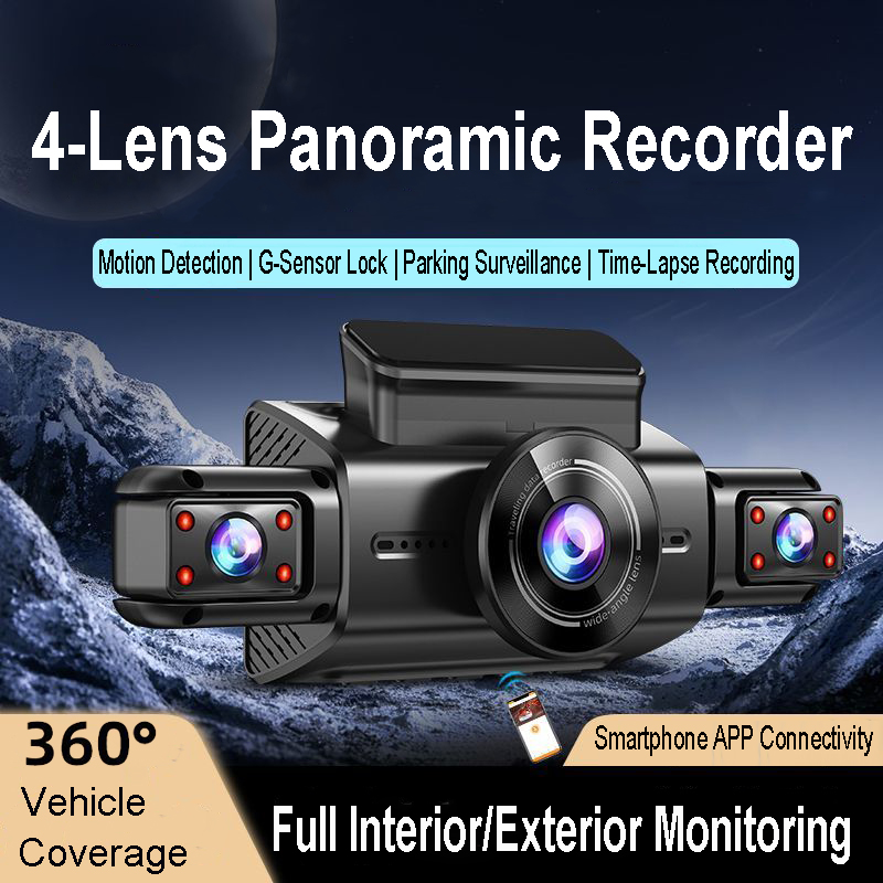 4K 4CH Hidden Car DVR with APP - Timelapse Controller review and price
