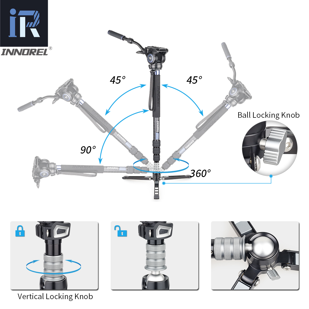 INNOREL VM75CK 10 Layers Carbo - Camera Tripod Carbon review and price