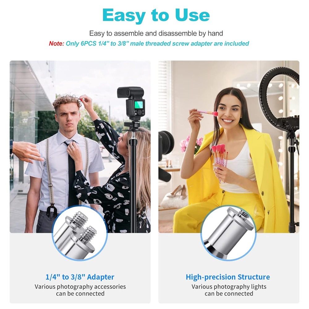Selens 3 Pcs Standard 3/8 to 1 - Fluid Head Tripod review and price