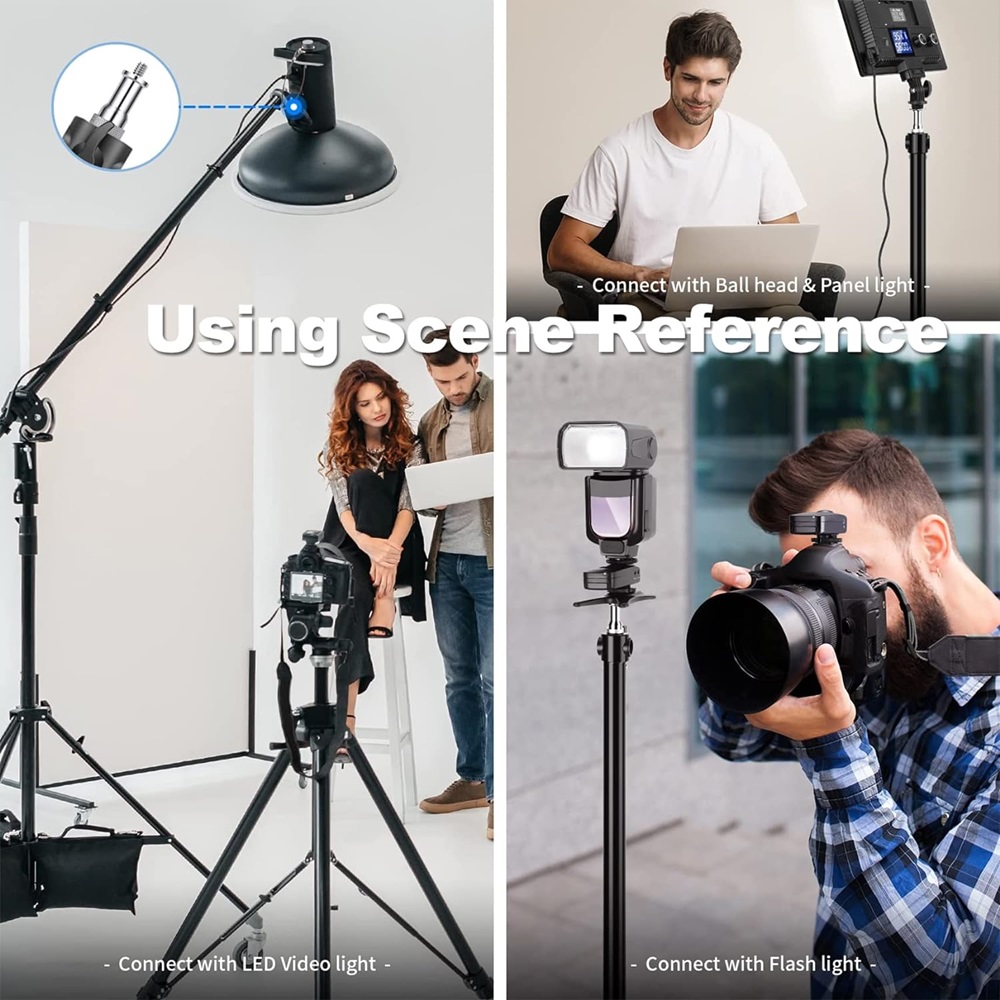 Selens 3 Pcs Standard 3/8 to 1 - Fluid Head Tripod review and price
