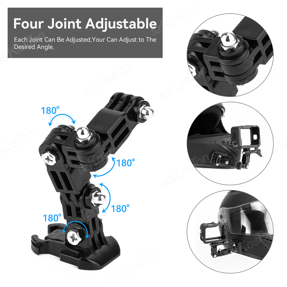 Motorcycle Helmet Chin Mount K - Gopro Action Camera Hero 11 Black review and price