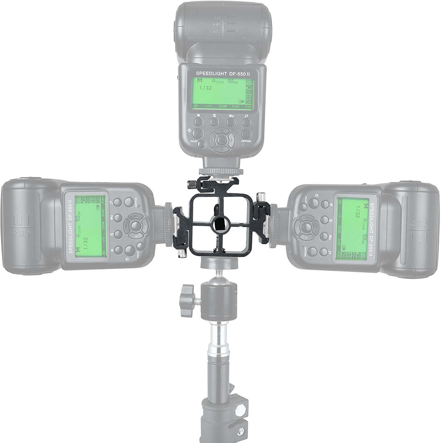 3 Triple Cold Shoe Mount Flash - Photography Umbrella review and price