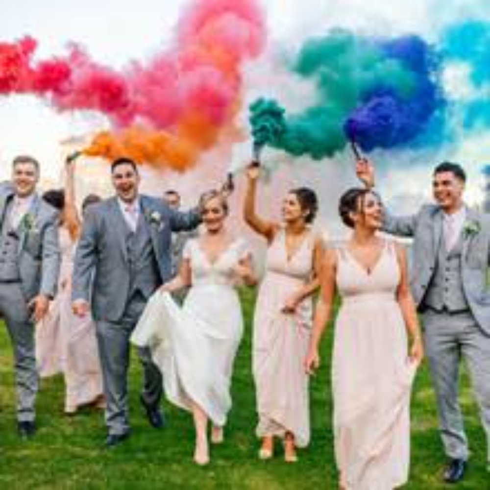 Colorful Handheld Smokes  Wedd - Photography Of The Day review and price