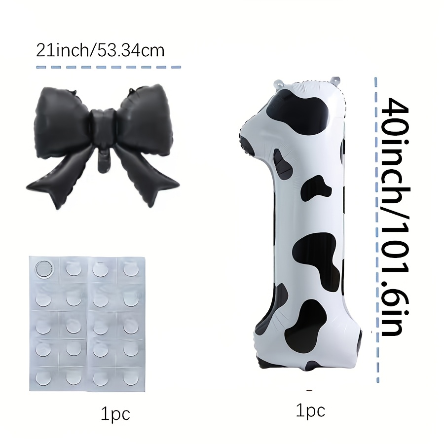3pcs Black Bow 40 Inch Cow Num - Photography Of The Day review and price